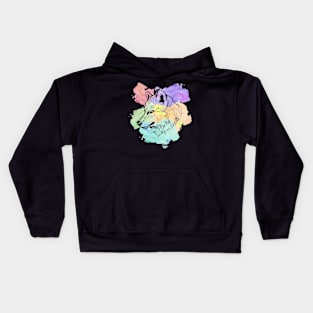 Watercolor Wolf Kids Hoodie